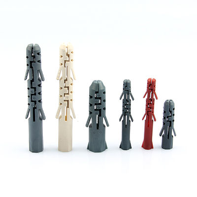 Concrete Plastic Drywall Plugs For Screws Lightweight 6MM X 30MM