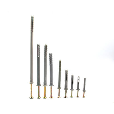 PA Nylon Nail Drive Concrete Anchor With Countersunk Head Pre Assembled