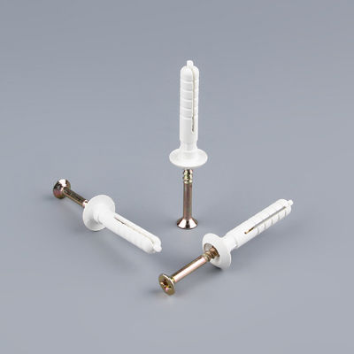 PA Nylon Hammer Drive Pin Anchor Mushroom Head With Coloured Screw Nail