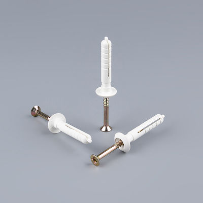 Customized Nylon Hammer Drive Anchor Mushroom Head With Screw Nail