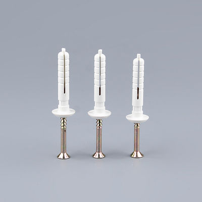 Customized Nylon Hammer Drive Anchor Mushroom Head With Screw Nail