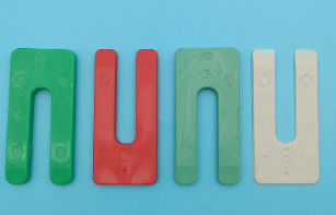 Customized Plastic Door Frame Packers Small PP 10MM X 75MM Size