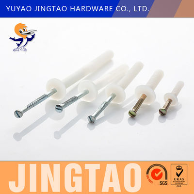 Building Nylon Nailin Round Head Hammer Nail Drive Anchor 100/Pkg