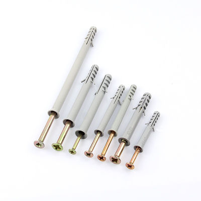 Grijs nylon frame bevestigingen schroef geboorde kop enkel vleugels type