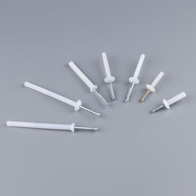 OEM Beton Nylon Wand Anker Witte paddenstoel Hoofd Nagel Anker